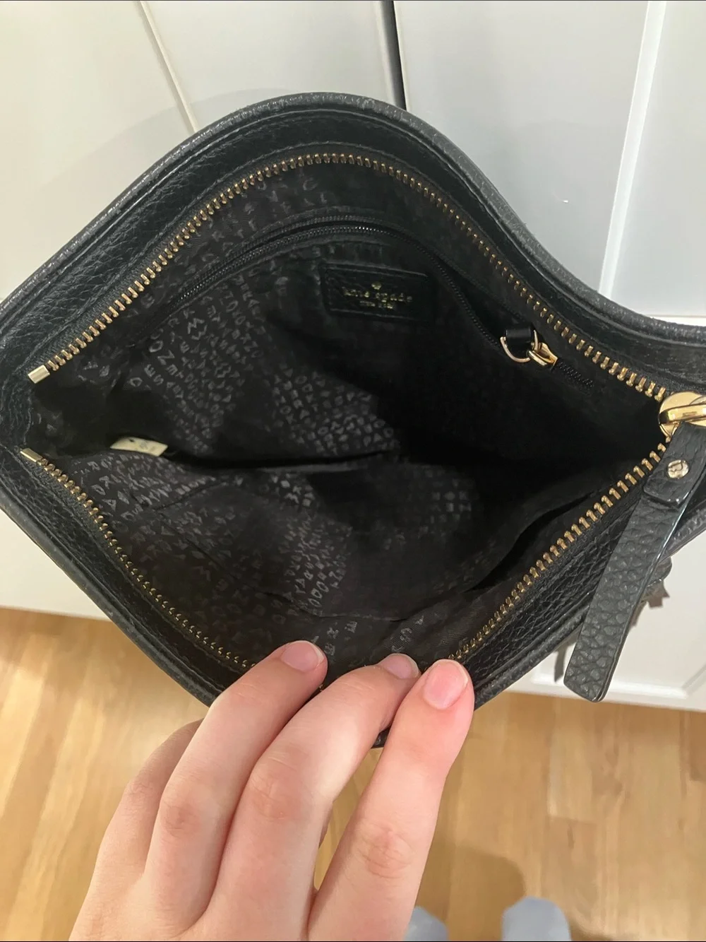Kate Spade Women's Black Dessi Chester Street Crossbody Bag Leather Purse